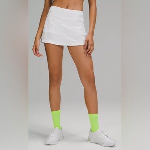 NWT LULULEMON WHITE PACE RIVAL SKIRT